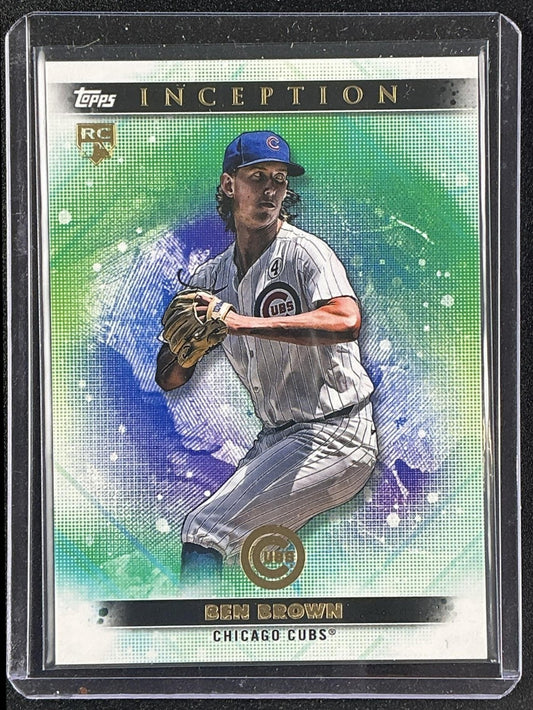 BEN BROWN 2024 TOPPS INCEPTION #82 RC CUBS