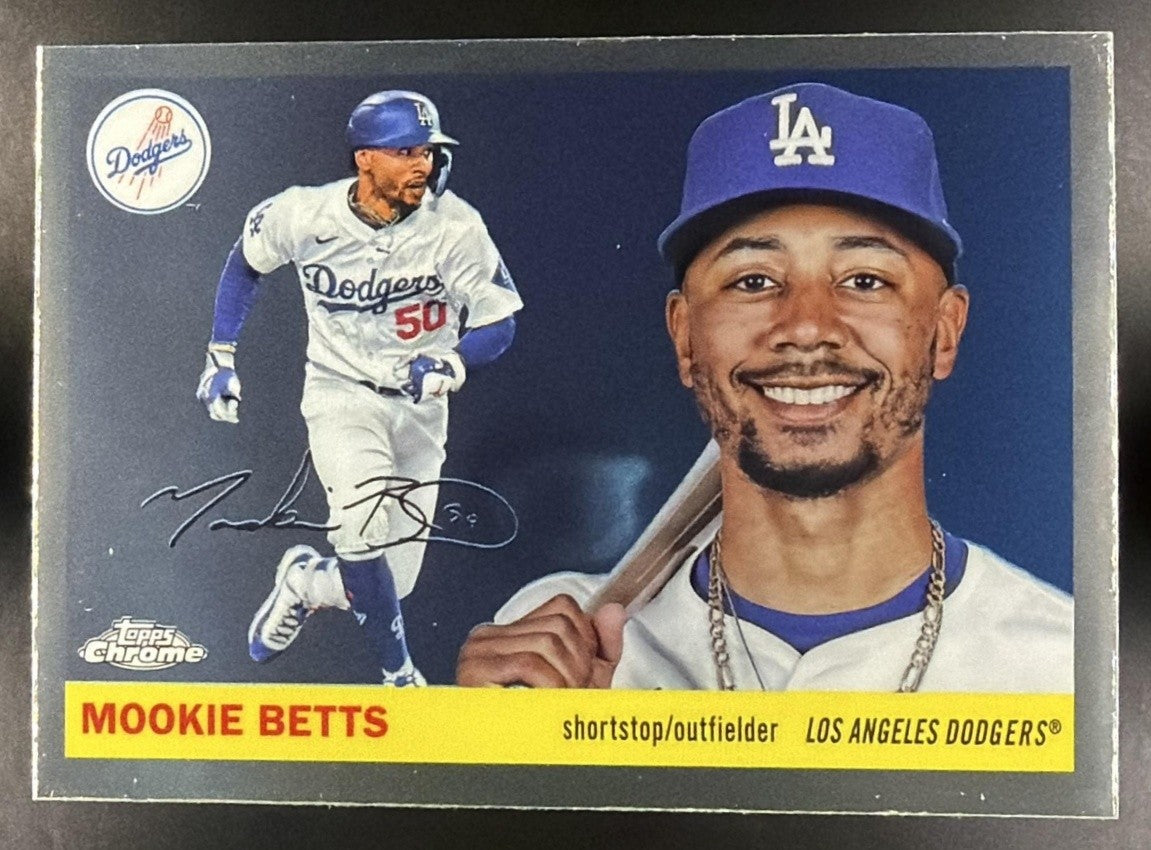 MOOKIE BETTS 2025 TOPPS CHROME PLATINUM ANNIVERSARY #65 DODGERS
