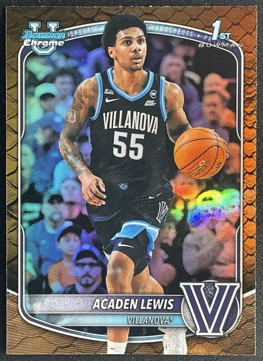 2025 Bowman Acaden Lewis #BCP-14 Chrome Reptilian Refractor 1st Prospect