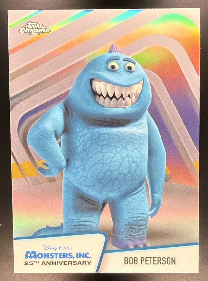 BOB PETERSON 2026 TOPPS CHROME DISNEY #MI-14 MONSTERS, INC. 25TH ANNIVERSARY