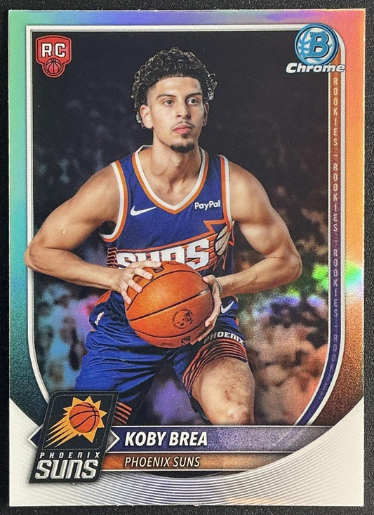 KOBY BREA 2025-26 BOWMAN #BRR-42 CHROME RED ROOKIE VARIATION SP RC SUNS