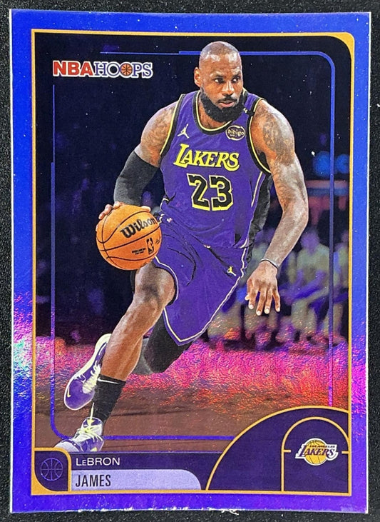 LEBRON JAMES 2025-26 TOPPS HOOPS #84 RAINBOW FOIL LAKERS
