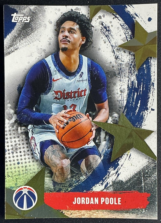 JORDAN POOLE 2025-26 TOPPS #SA-17 STARS OF THE NBA WIZARDS