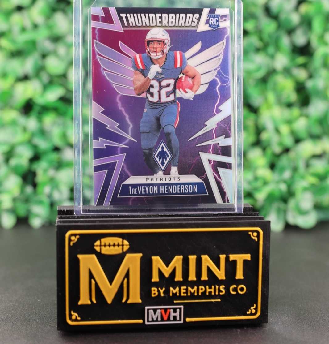 TREVEYON HENDERSON 2025 PANINI PHOENIX  THUNDERBIRDS #36 RC PATRIOTS