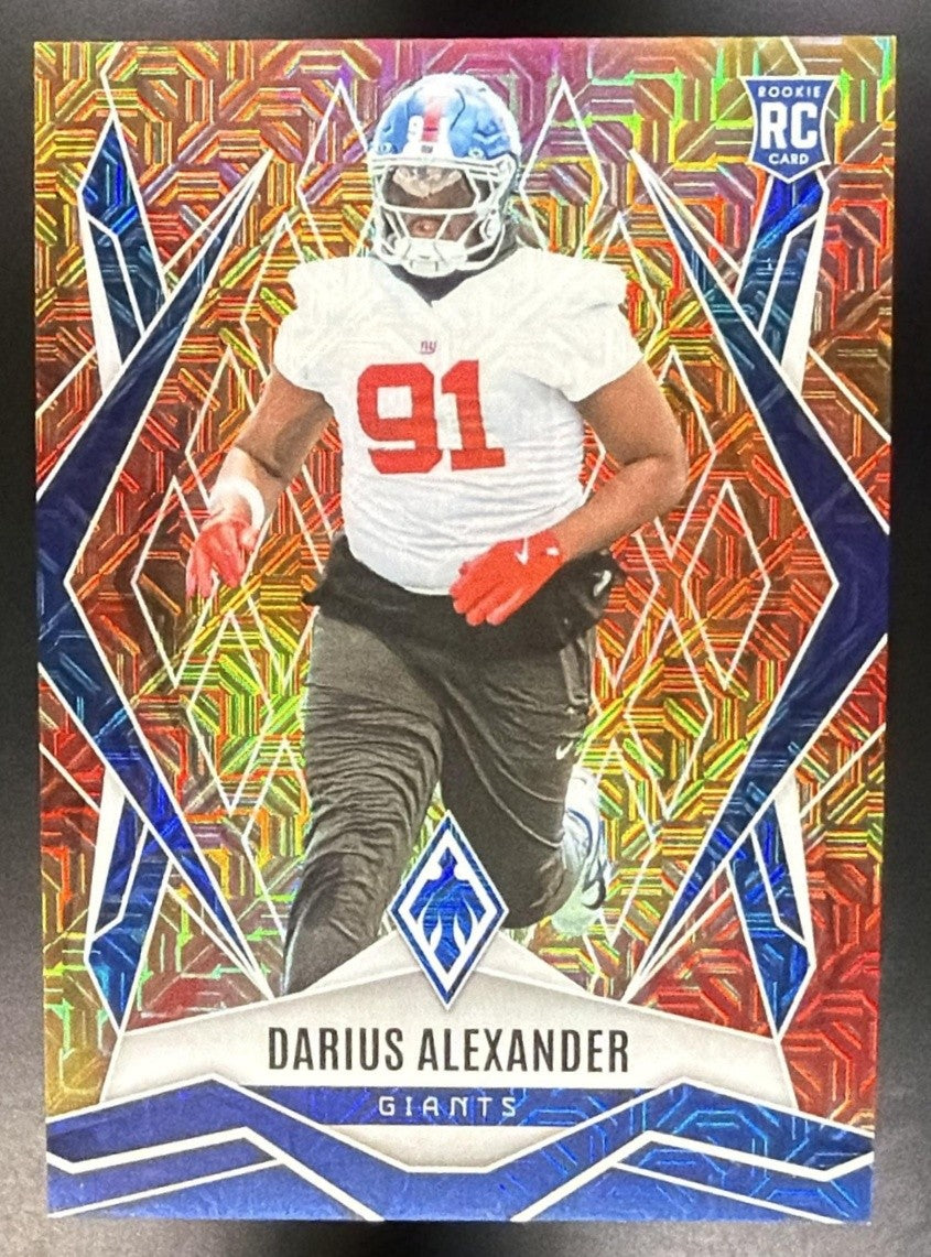 2025 Panini Phoenix Factory Set Darius Alexander #219 Rookies Fireburst /350 RC