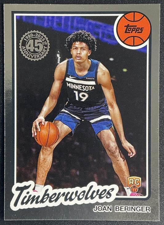 JOAN BERINGER 2025-26 TOPPS #80BK-63 1980-81 RC TIMBERWOLVES