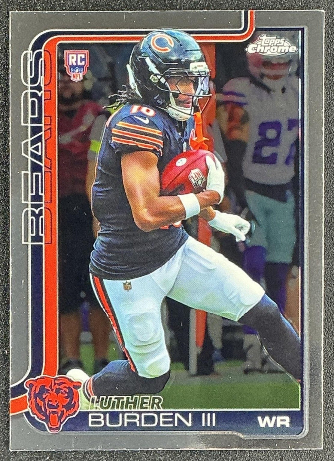 LUTHER BURDEN III 2025 TOPPS CHROME #334 ROOKIE RC BEARS