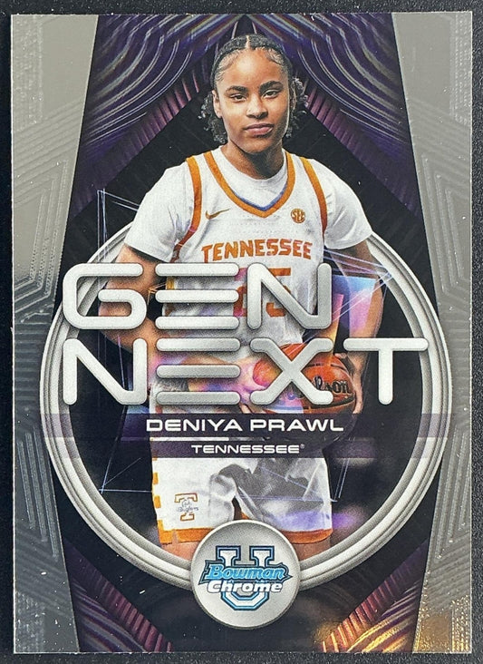 DENIYA PRAWL 2025-26 BOWMAN #GN-25 GEN NEXT CHROME VOLUNTEERS