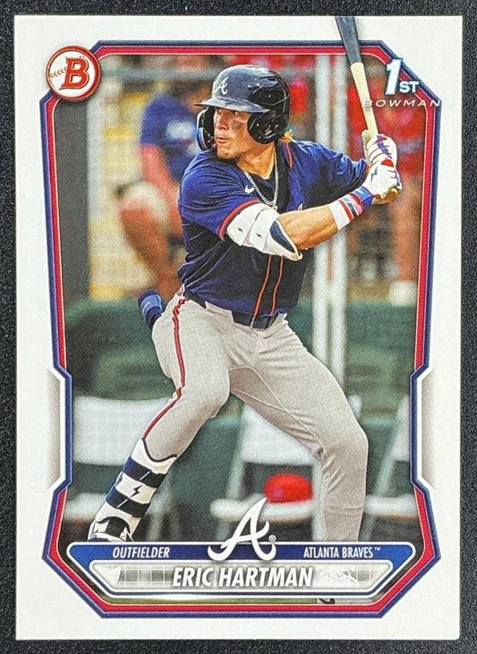 ERIC HARTMAN 2026 BOWMAN #BP-102 1ST PROSPECT BRAVES