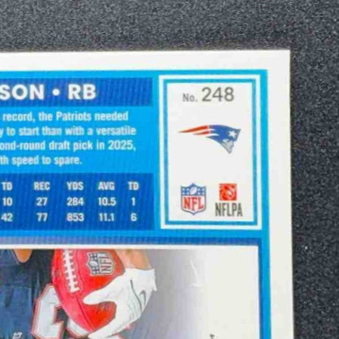 2025 Panini Donruss Optic TreVeyon Henderson #248 Rated Rookie Blue Hyper Prizm