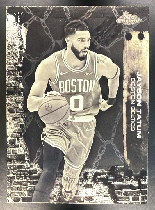 JAYSON TATUM 2025-26 TOPPS CHROME X CACTUS JACK #1 CELTICS