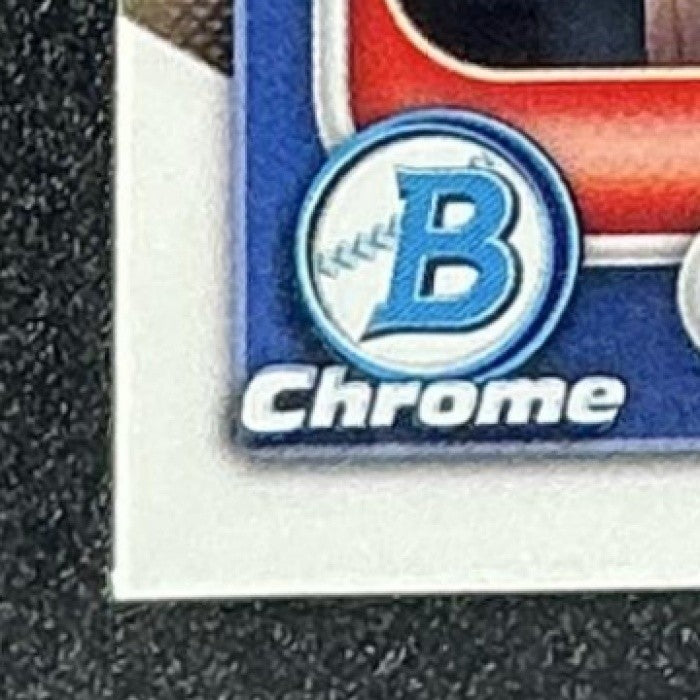 COLE MATHIS 2024 BOWMAN DRAFT #BDC-81 CHROME REFRACTOR 1ST PROSPECT CUBS