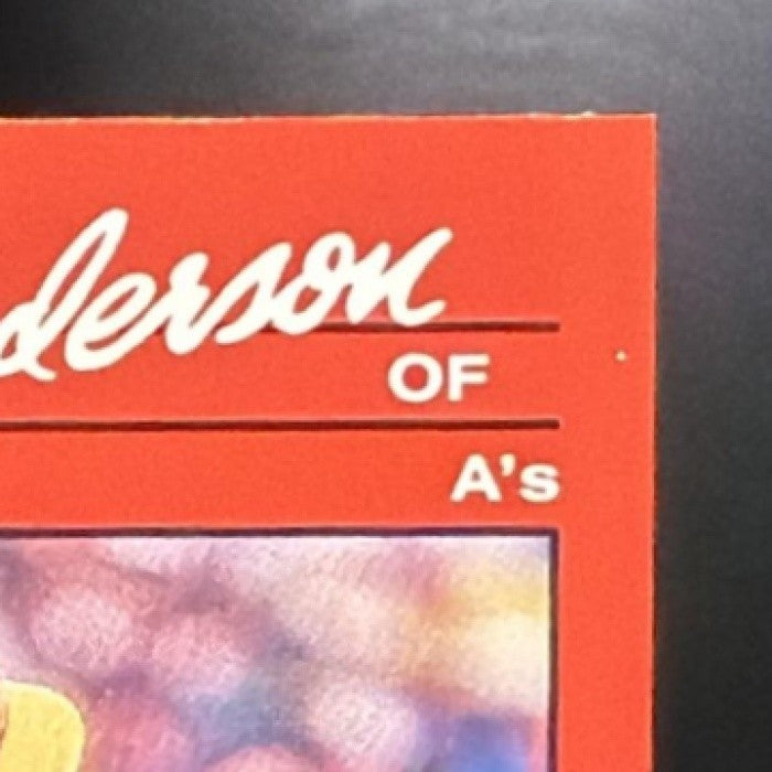 RICKEY HENDERSON 1990 DONRUSS #304 ATHLETICS