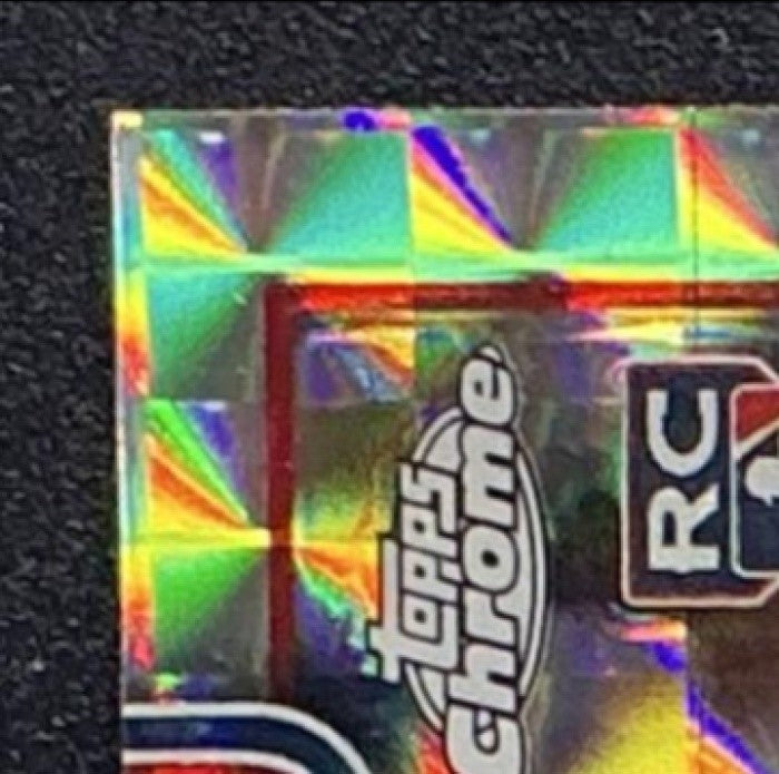 MATT SHAW 2025 TOPPS CHROME UPDATE #USC135 GEOMETRIC REFRACTOR RC CUBS