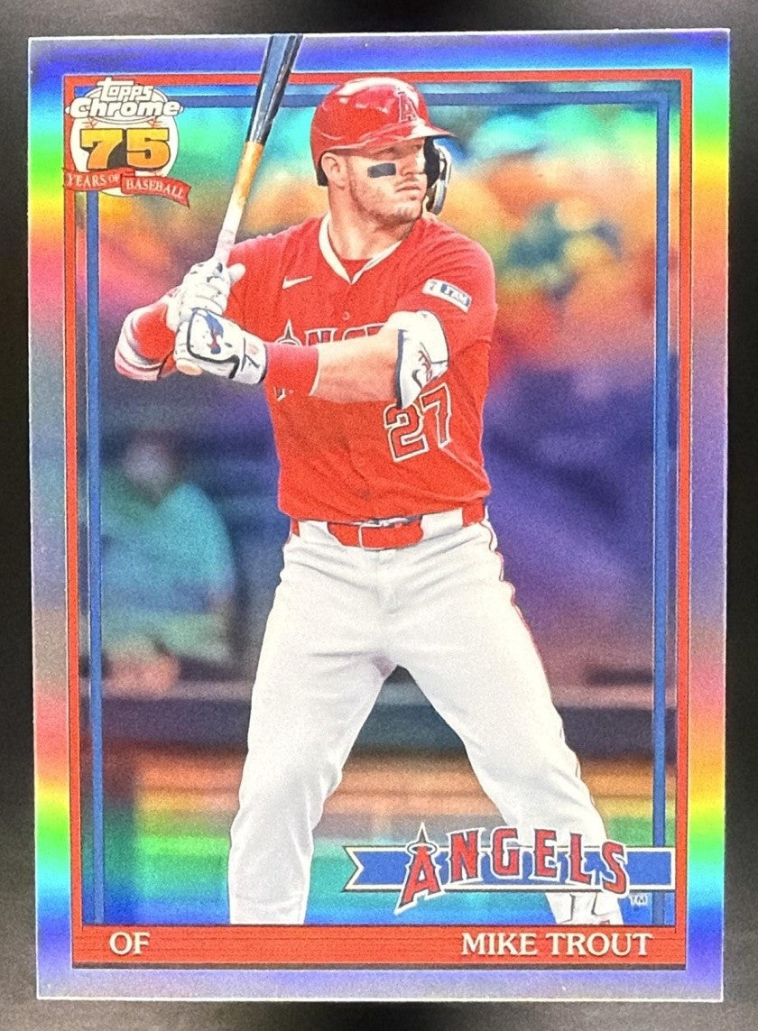 MIKE TROUT 2026 TOPPS CHROME #91CB-6 1991 ANGELS