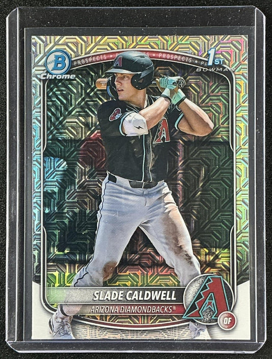 2025 Bowman Slade Caldwell #BCP-21 Chrome Mega Box Refractor 1st Prospect