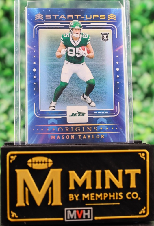 MASON TAYLOR PANINI ORIGINS START UPS ROOKIE RC 2025 #9 NEW YORK JETS