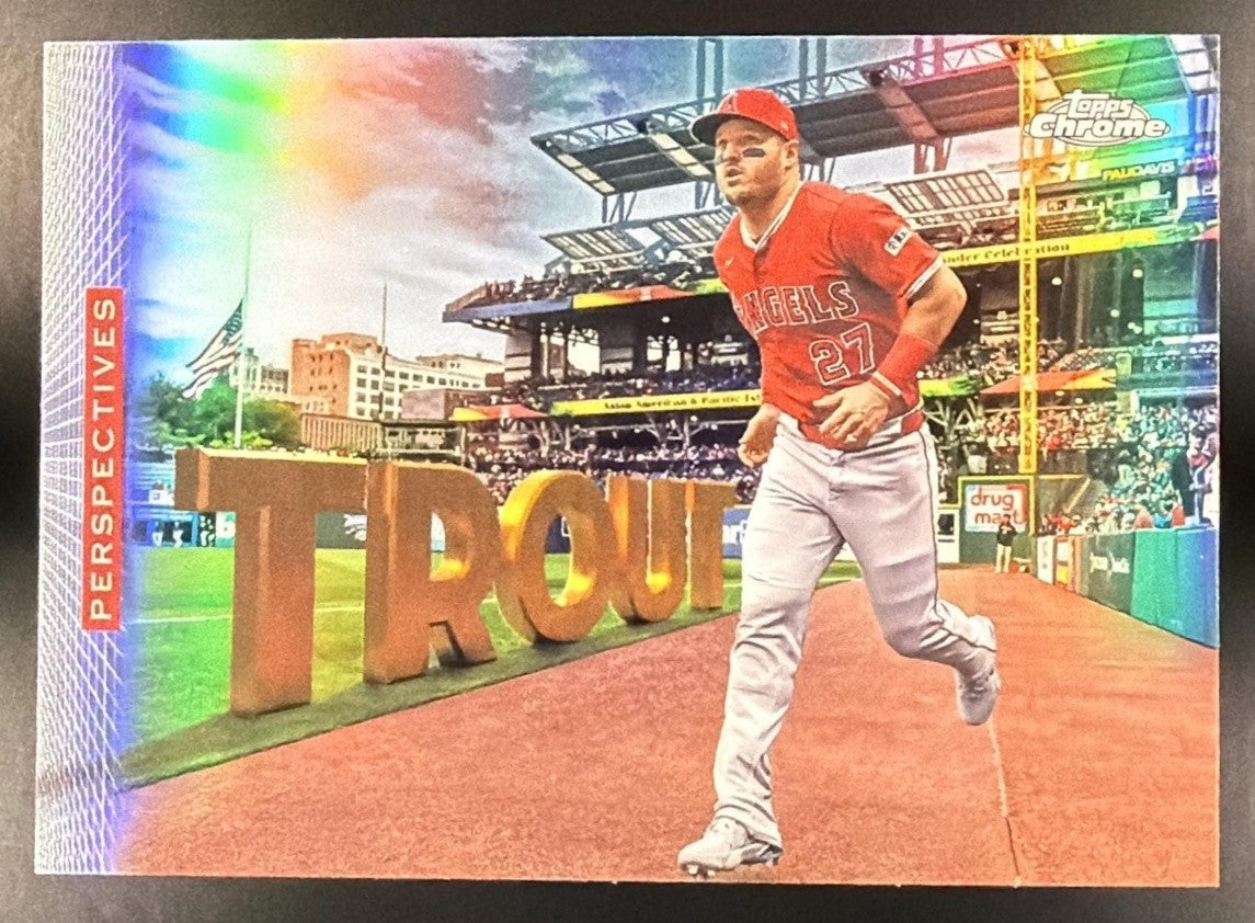 MIKE TROUT 2026 TOPPS CHROME #P-5 PERSPECTIVES ANGELS