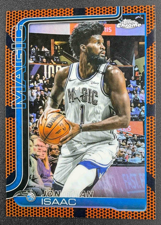 JONATHAN ISAAC 2025-26 TOPPS CHROME #167 BASKETBALL REFRACTOR MAGIC