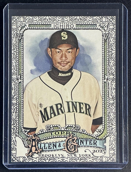 ICHIRO 2025 TOPPS ALLEN & GINTER #20 FOIL FILIGREE MARINERS