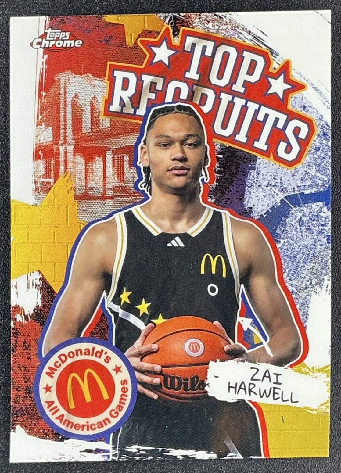 ZAI HARWELL 2025 TOPPS CHROME MCDONALD'S ALL-AMERICAN #TP-5 TOP RECRUITS