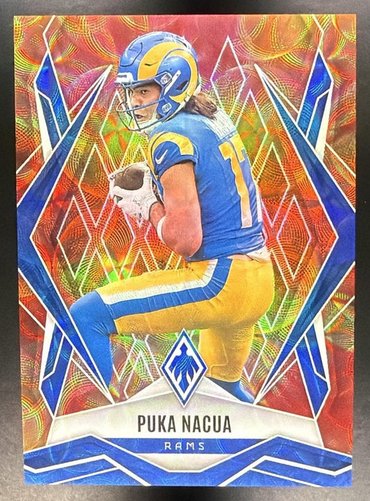 PUKA NACUA 2025 PANINI PHOENIX FACTORY SET #119 FIREBURST /350 RAMS