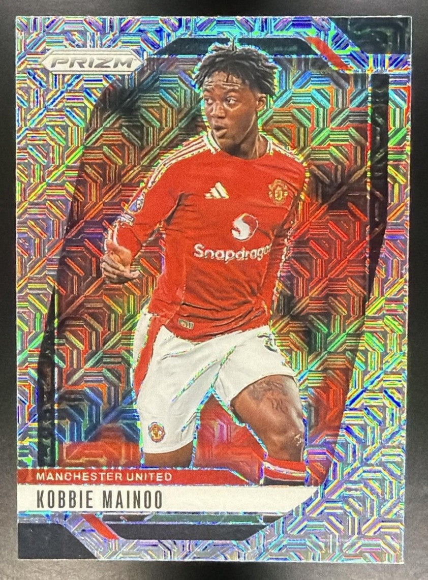 KOBBIE MAINOO 2024-25 PANINI PRIZM PREMIER LEAGUE #124 MOJO MAN U