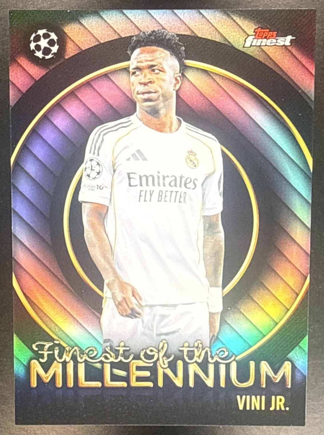 2025 Topps UEFA Club Competition Finest Vini Jr. #FM-3 of the Millennium