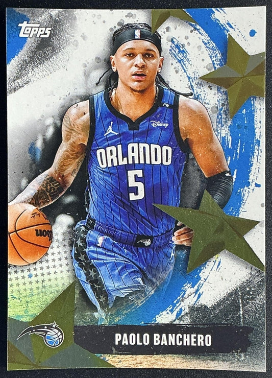 PAOLO BANCHERO 2025-26 TOPPS #SA-20 STARS OF THE NBA MAGIC
