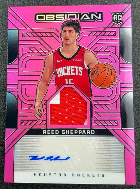 2024 OBSIDIAN REED SHEPPARD RC PINK /49 AUTO SSP ROOKIE ROCKETS