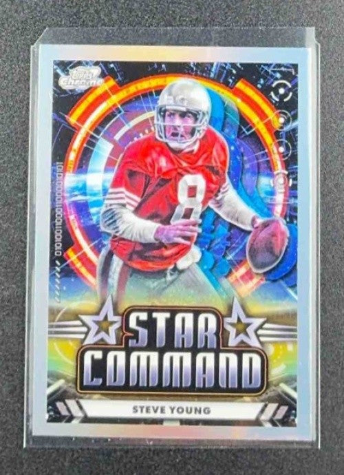 STEVE YOUNG 2024 TOPPS COSMIC CHROME #SC-23 STAR COMMAND 49ERS