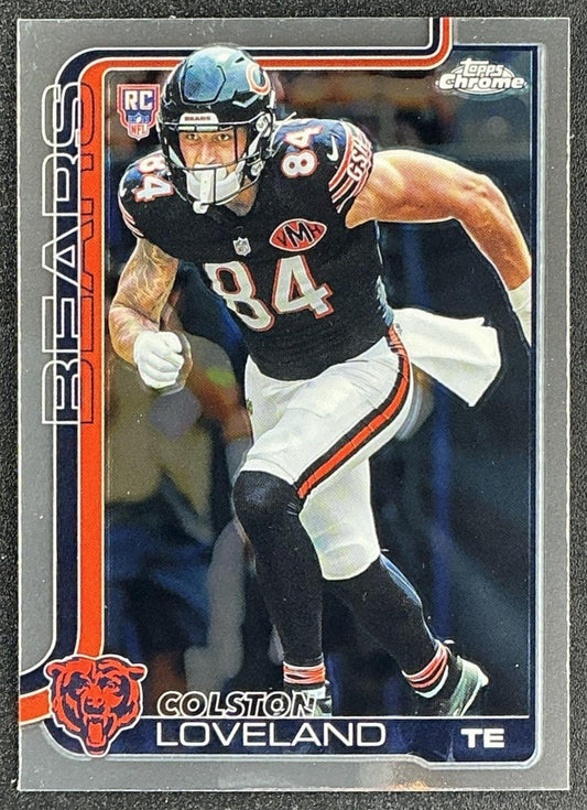 COLSTON LOVELAND 2025 TOPPS CHROME #345 ROOKIE RC BEARS