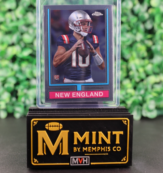DRAKE MAYE 2024 TOPPS CHROME 1974 TOPPS FOOTBALL #74TF-3 RC PATRIOTS