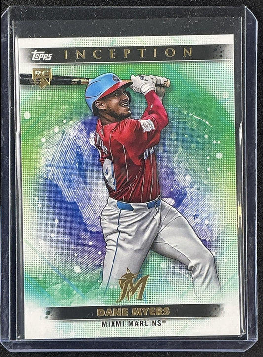 DANE MYERS 2024 TOPPS INCEPTION #40 RC MARLINS
