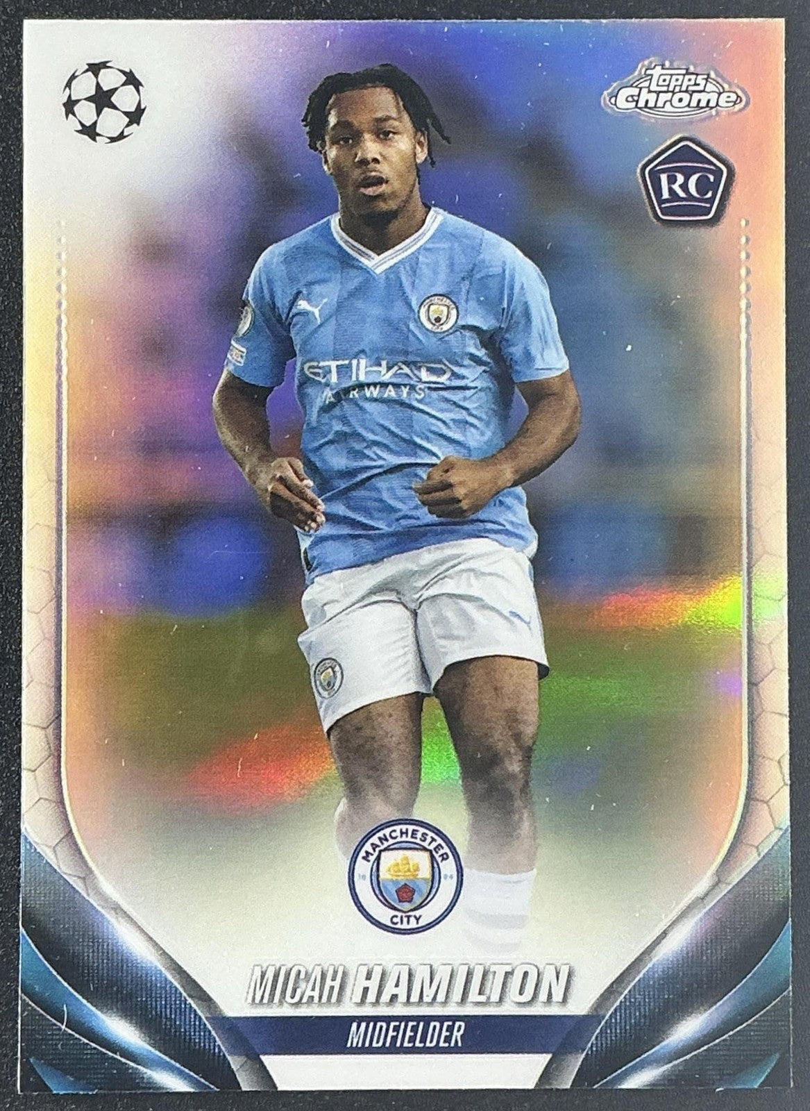 2023 Topps Chrome UEFA Club Competitions Micah Hamilton #29 Refractor RC