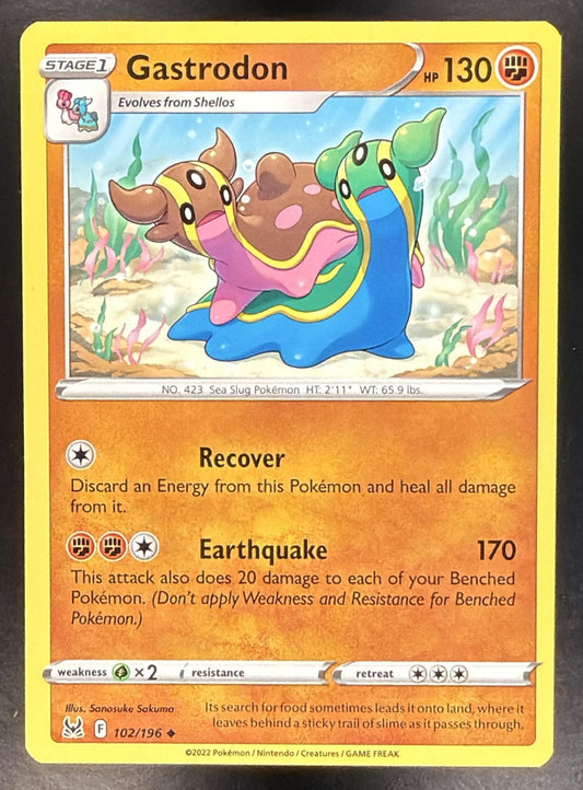 GASTRODON 2022 POKEMON SWORD & SHIELD LOST ORIGIN #102/196