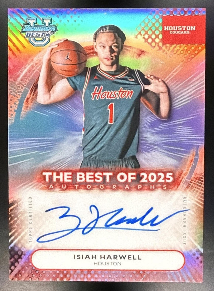 2025 Bowman Best University Isiah Harwell #BA-IH Best of Auto Refractor