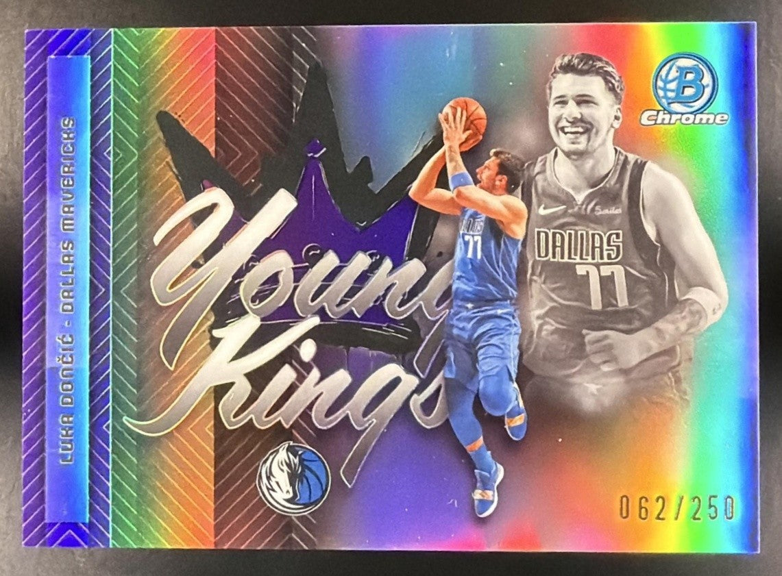 2025 Bowman Luka Doncic #YK-2 Chrome Young Kings Purple Refractor /250