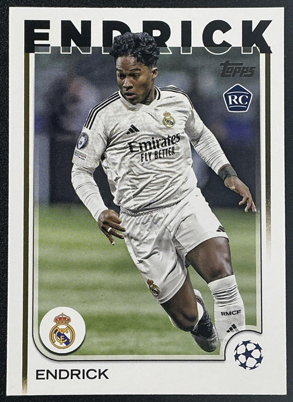 ENDRICK 2024-25 TOPPS UEFA CLUB COMPETITIONS #100 RC REAL MADRID
