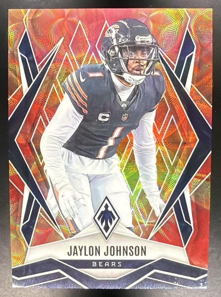 JAYLON JOHNSON 2025 PANINI PHOENIX FACTORY SET #45 FIREBURST /350 BEARS