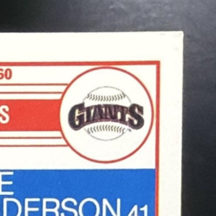 DAVE HENDERSON 1988 SCORE #228 GIANTS