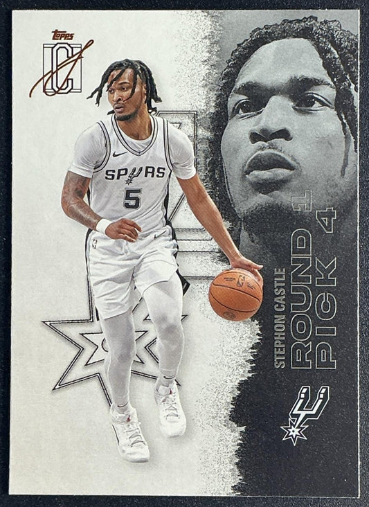 STEPHON CASTLE 2025-26 TOPPS SIGNATURE CLASS #53 VETERAN SPURS