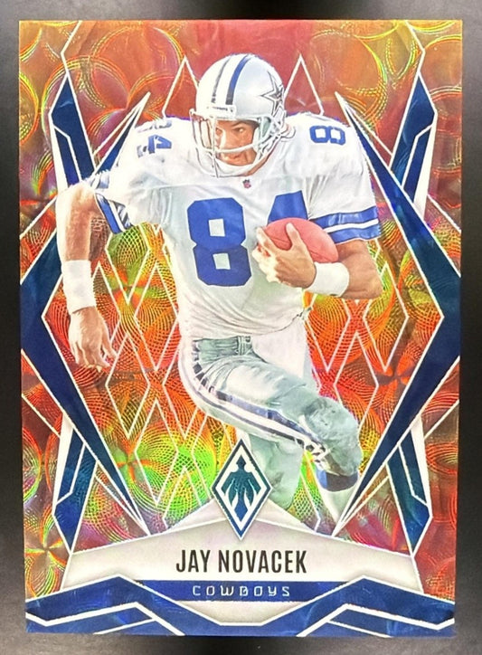 JAY NOVACEK 2025 PANINI PHOENIX FACTORY SET #124 FIREBURST /350 COWBOYS