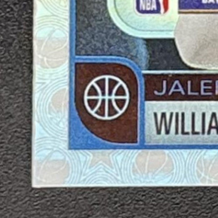 JALEN WILLIAMS 2025-26 TOPPS HOOPS #285 RAINBOW FOIL ALL-STAR THUNDER