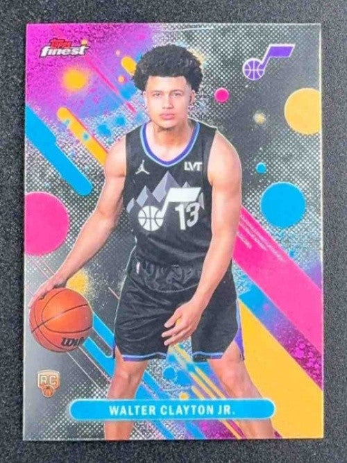WALTER CLAYTON JR. 2025-26 TOPPS FINEST #18 COMMON RC JAZZ