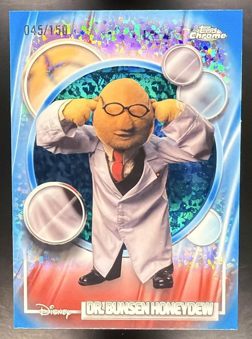 2026 Topps Chrome Disney Dr. Bunsen Honeydew #58 Blue Mini-Diamond /150