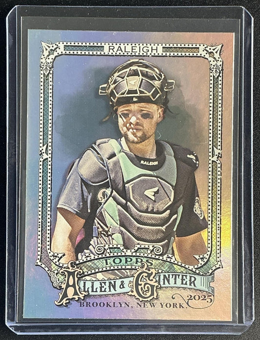 CAL RALEIGH 2025 TOPPS ALLEN & GINTER #227 SILVER PORTRAIT MARINERS