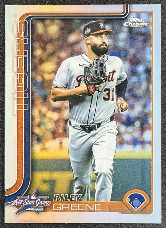RILEY GREENE 2025 TOPPS CHROME UPDATE #ASGC-6 ALL-STAR GAME TIGERS