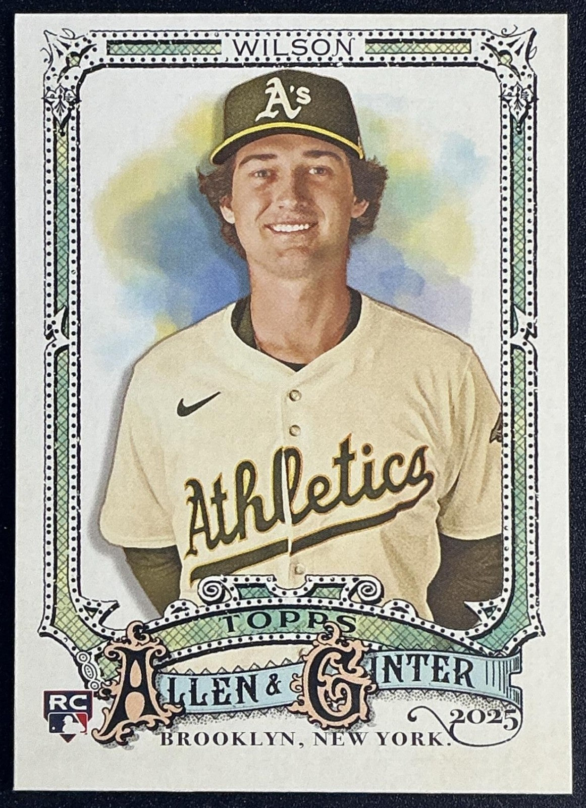 JACOB WILSON 2025 TOPPS ALLEN & GINTER #105 RC ATHLETICS