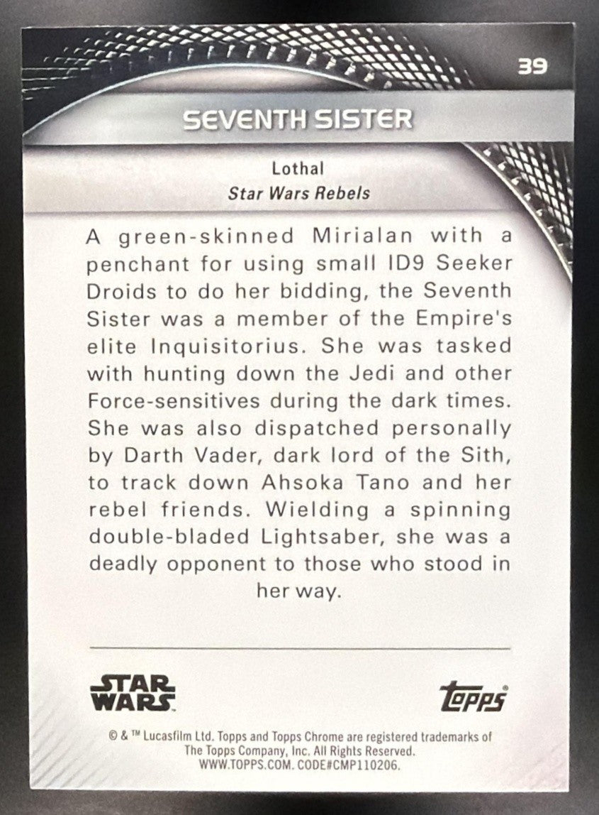 SEVENTH SISTER 2025 TOPPS STAR WARS HYPERSPACE #39